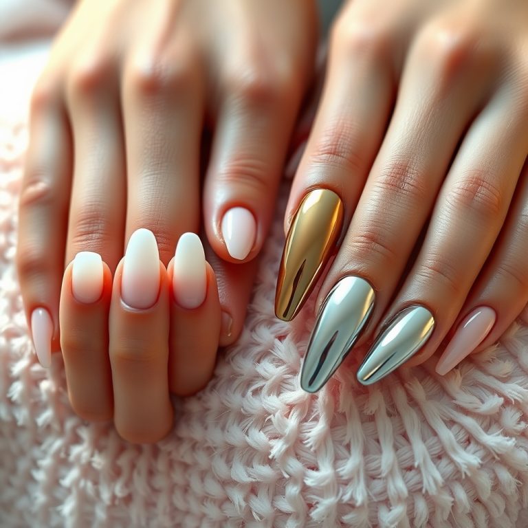 The Enchanting Fusion of Soap Nails and Chrome Overlays: A Modern Manicure Fantasy