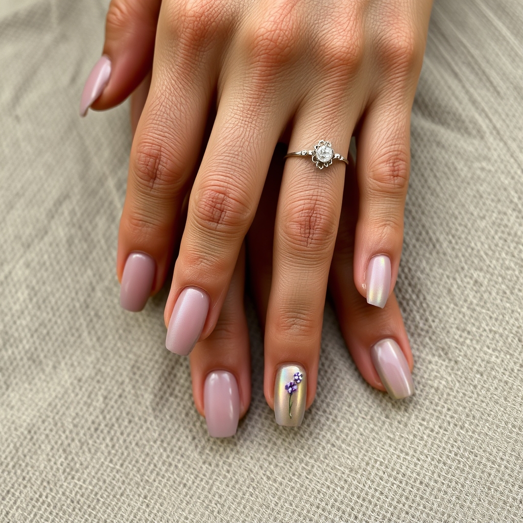 The Enchanting Fusion of Aura Nails and Clay Nudes: A Modern Manicure Love Story in Earthy Elegance